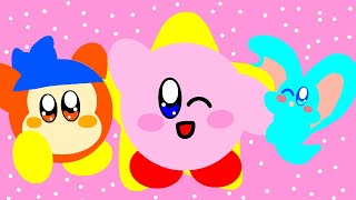 🩷🧡🩵 Kirby, Bandana Dee and Elfilin! UPDATED!(Speedpaint/Drawing Timelapse)