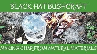 Making Char from Natural Materials 🔥