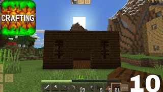 Making a villager hall in crafting and building | 10