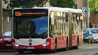 [SOUND] Linie 63A ➡️ Theergasse / im Mercedes Benz NG 265 C2G der Wiener Linien