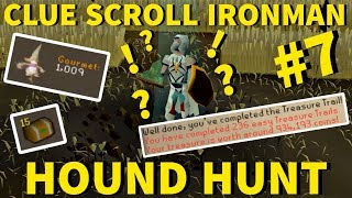 THE BEST REWARD YET?! - Clue Scroll Ironman #7 (Hound Hunt)