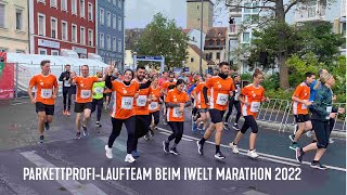 Parkettprofi-Laufteam beim iWeltMarathon 2022