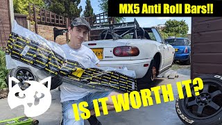 Installing Whiteline Anti Roll Bars to the Mx5