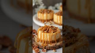 Mini Caramel Cheesecakes… Irresistible… #cheesecake #caramel #creamcheese #creamcheeserecipe