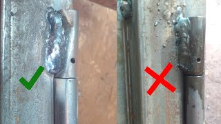 Correct training of hinge welding. Welding Training. Welding secrets for beginners