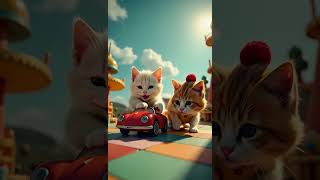 Adorable Cat Hits the Gas: Hilarious Driving Fun!