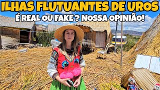 Como é a vida do povo que vive nas ilhas flutuantes no lago Titicaca no Peru | T2 Ep187 #uros