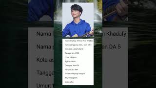 Biodata afan Da5 #afan #afanda5 #magic5 #magic5indosiar #sahabatafan #ohcinta