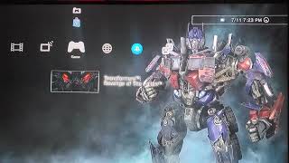 Transformers: Revenge Of The Fallen Game disc intro