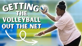 The Volleyball Flew Into The Net! ⎮How To Get A Volleyball Out The Net