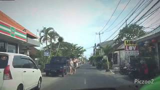 Kuta to Canggu Bali fun with go pro splice