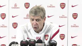 Arsene Wenger pre-Stoke City interview