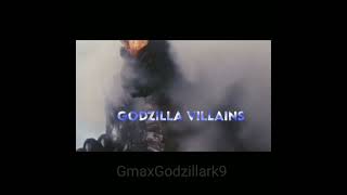 Kong villains vs godzilla villains edit