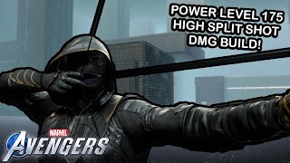 Marvel's Avengers - HAWKEYE IS OP!!! POWER LEVEL 175 HIGH SPLIT-SHOT DAMAGE BUILD!