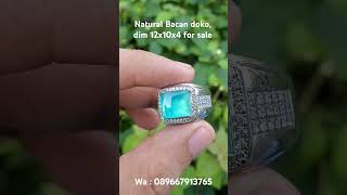 Natural Bacan doko, dim 12x10x4 for sale #batumulia #gemstone #stone #bacandoko