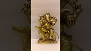 Fine Crafted Brass Ganpati Bappa❤🙏 by J.G.Art And Crafts #ganesh #jgartandcrafts #ganesha