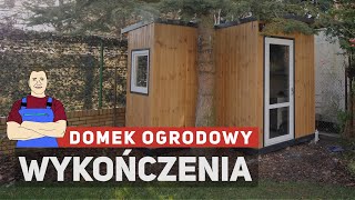 Domek narzędziowy - blat, listwy, ogrzewanie i KONIEC