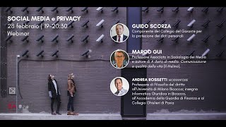 Social Media e Privacy - Webinar 28 febbraio