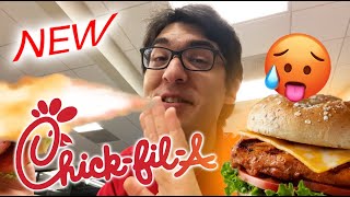 NEW Chick-fil-A Grilled SPICY deluxe Chicken Sandwich