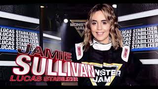 Jamie Sullivan Lucas Stabilizer Monster Jam Theme Song w/Driver Card 2024