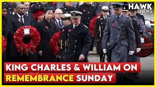 King Charles Pays Respect to War Heroes in Whitehall Remembrance Ceremony