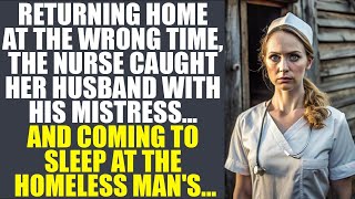 Returning Home Early, The Nurse Caught Her Husband Cheating... Later, Staying With A Homeless Man...