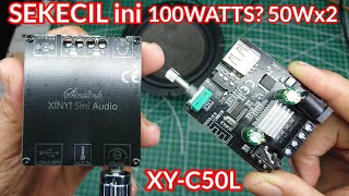 KECIL MURAH BERTENAGA REVIEW Sinilink XINYI XY-C50L 50WX2