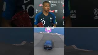 Kylian Mbappe with MOM trophy in WC #football #shorts