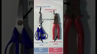 CLASS 1 LEVERS SHEARS VS SCISSORS STD 10 ICSE PHYSICS #science #diy #physic