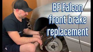 Ford Falcon front brake rotor and pad replacement