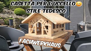 Casetta STILE TEDESCO per Uccelli , FACHWERKHAUS