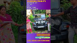 Mahindra Thar 4 wheel drive under 6 lakh #Shorts #youtubeshorts #Shortsfeed