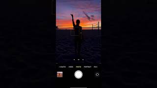 Sunset Silhouette Tutorial | Sunset Photography Idea | iPhone Photo Tips #shorts