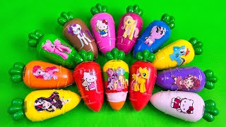 Equestrial Girls - Mixing CLAY with Carrot Coloring! ASMR