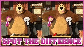 Masha and The Bear | Spot The Difference | Fun Game For Kids