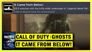 CALL OF DUTY: GHOSTS - IT CAME FROM BELOW ACHIEVEMENT - VETERAN DIFFICULTY - 4K 60FPS