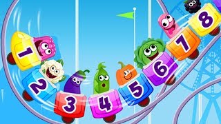 Baby Learn Shapes and Numbers with Funny Food 3 - Educational Cartoon Game for Kids