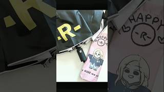 ASMR unboxing rosé umbrella#blackpink #rosé #fypシ゚ #shorts