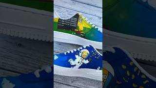 Any Simpsons fans out there? 💛💛 #art #customshoes #af1 #thesimpsons #angelusdirect