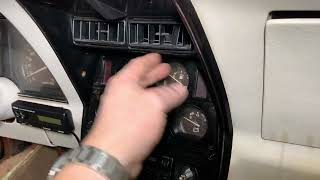 1978 C3 Corvette Instrument Cluster Gauge Panel Removal