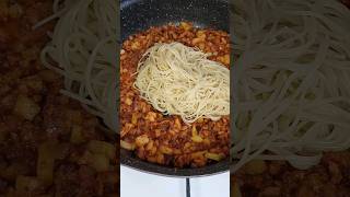 ماکارونی لذیذ در کمترین زمان👩🏼‍🍳🍽️ Delicious pasta in the shortest time, easy and quick recipe #food