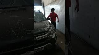 cleanning the black jeep - تنظيف الجيب