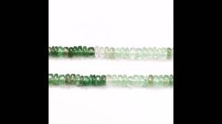 Shaded Green Strawberry Tire Beads | Green Beads for Jewellery Designer | Diy | Necklaces | Earrings