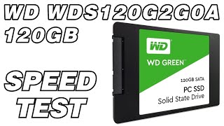 WESTERN DIGITAL SSD Green WDS120G2G0A 120GB Speed Test