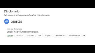 12 palabras en español con definición y alguna podría tener ejemplos.