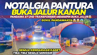 BIKIN JANTUNGAN❗LIAT AKSI BUS BUKA JALUR DIJALUR PANTURA NOSTALGIA PANTURA BANGET FULL BLONG KANAN