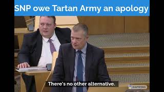 SNP owe Tartan Army an apology