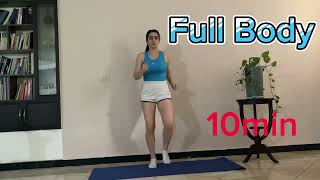 Cardio Workout / 10min No Equipment / No Jumping / Flat Stomach /#abs #dance #challenge #gymgirl