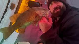 Ice Fishing For Massive Smallmouth Bass? Lake Audubon North Dakota.