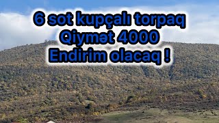 4000 manata İsmayıllıda kupçalı 6sot torpaq. Ümumi 24000 qiymətidir. Endirimdə olacaq! 0774414242